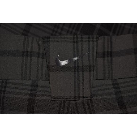NIKE GOLF $80 Dri-Fit Tour Performance Gray Plaid Flat Front Pant Men's‎ 34 - Picture 3 of 4